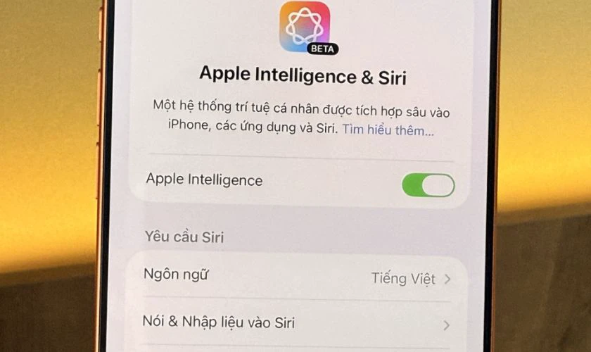 Lưu ý khi sử dụng Apple Intelligence tiếng Việt trên iOS 26