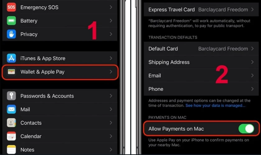 Sử dụng Apple Pay trên Mac