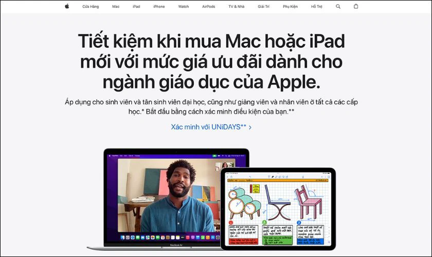 Ưu đãi Apple Store cho sinh viên có gì đặc biệt