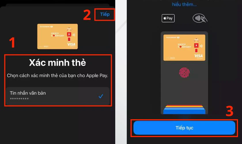 Cách thêm thẻ từ ứng dụng Wallet