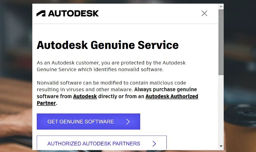 Autodesk Genuine Service là gì?