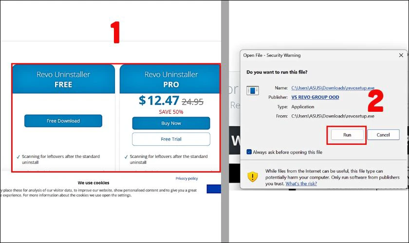 Tải và cài đặt Revo Uninstaller