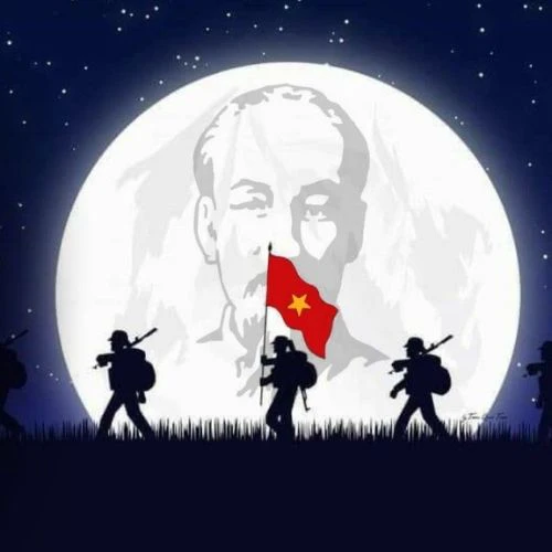 Hình ảnh hành quân của bộ đội