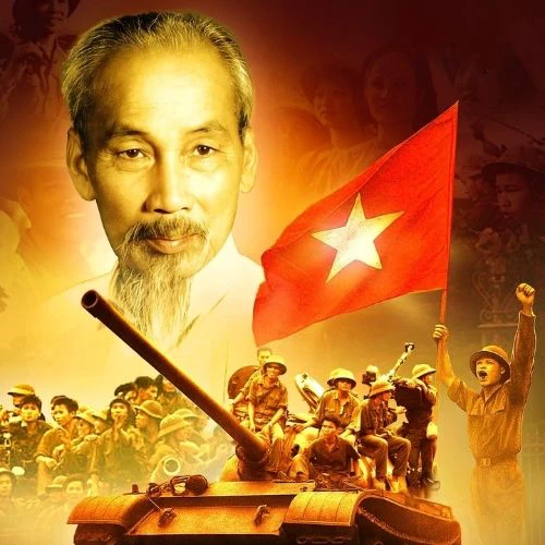Avatar 2/9 có ảnh Bác Hồ soi sáng cách mạng