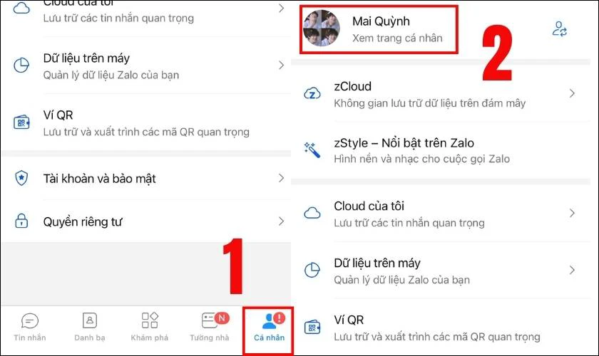 Cách đổi Avatar Giáng sinh cho Zalo