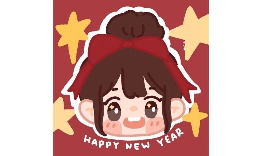 Ảnh đại diện Tết 2026 đáng yêu cho cặp đôi