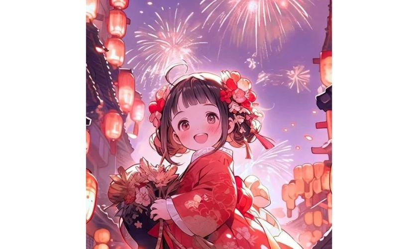 Avatar anime Tết dễ thương