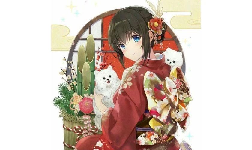 Ảnh đại diện anime Tết