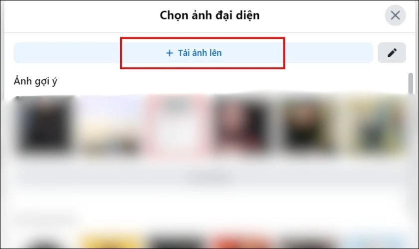 Tải ảnh mới lên Facebook
