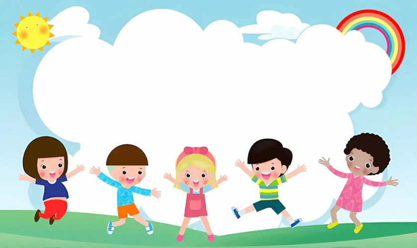 Ảnh nền Back To School chủ đề học sinh
