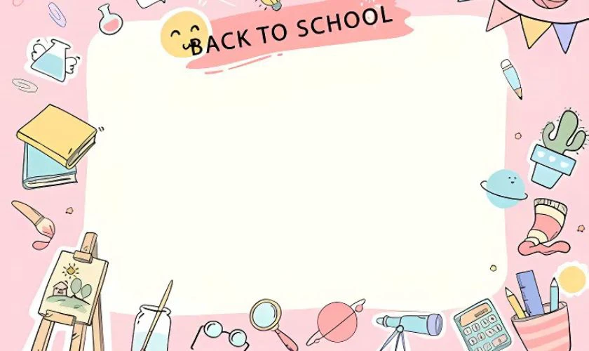 Back To School background Full HD
