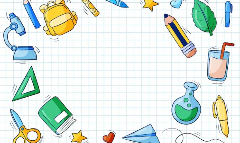 Mẫu Back To School background 4K đẹp