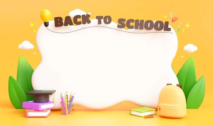 Back to School banner 2025 Full HD