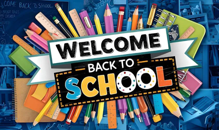Back to School poster 2025 độc đáo