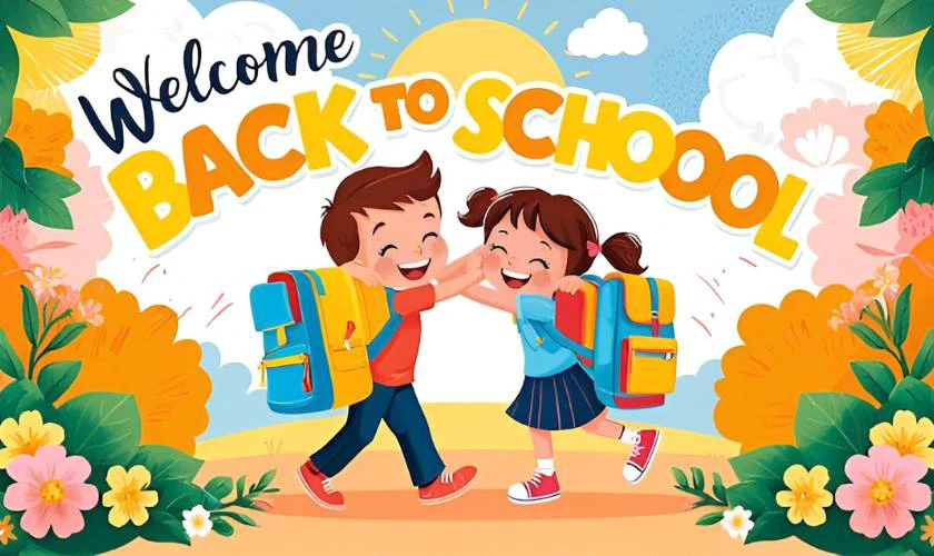 Back to School poster 2025 độc đáo mới
