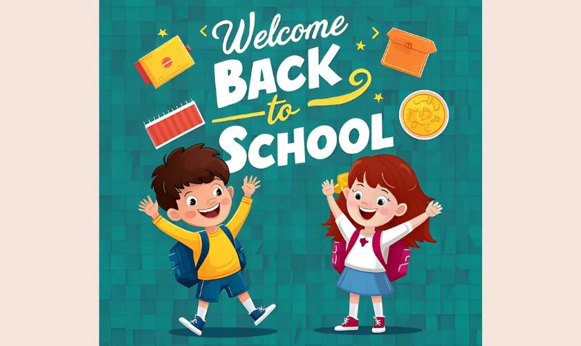 Back to School poster 2025 độc đáo đẹp