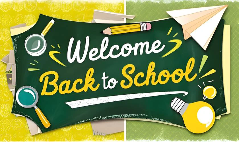 Back to School poster 2025 độc đáo 8K