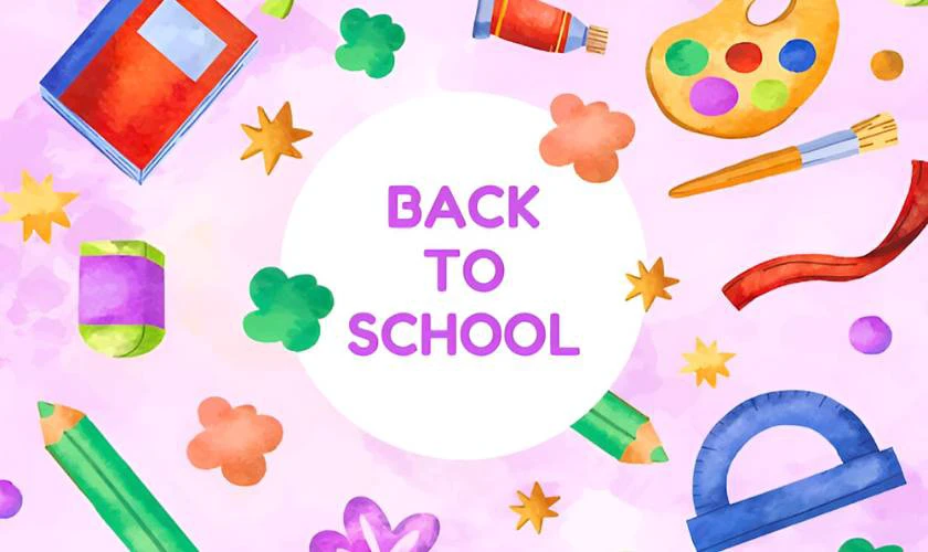 Back to School poster 2025 độc đáo FREE