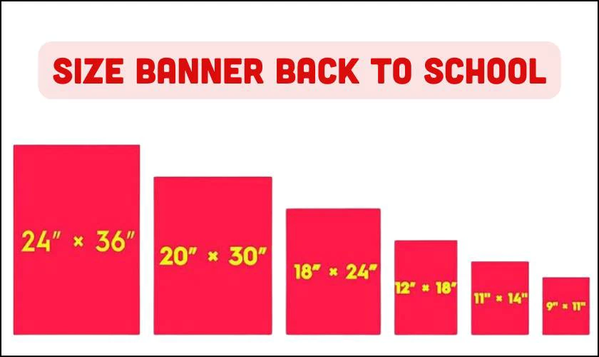 Back to School banner kích thước bao nhiêu