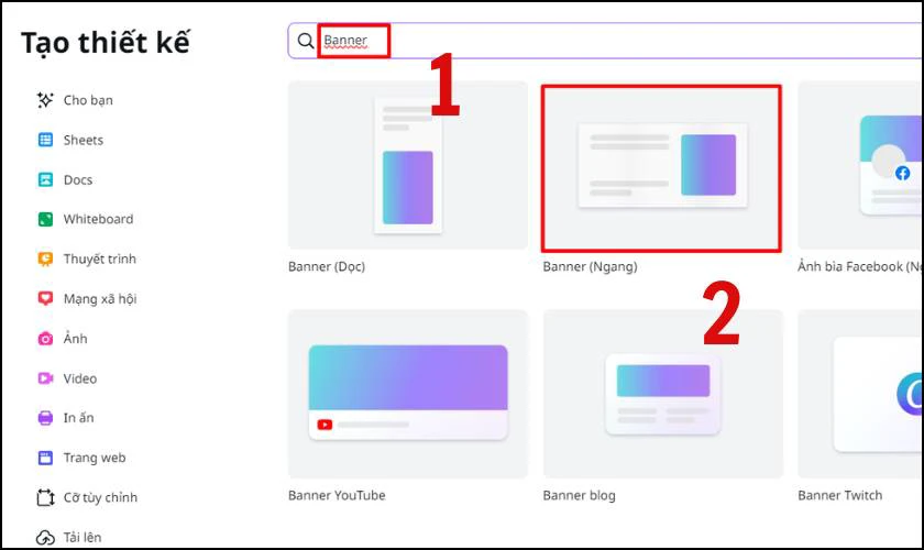 Tạo banner free