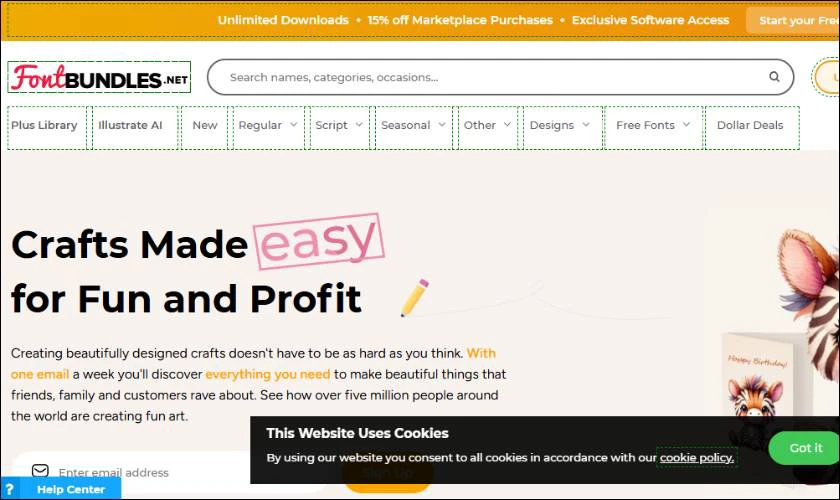Font Bundles nổi bật với các bộ font được đóng gói chuyên nghiệp