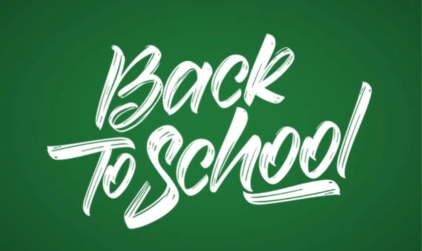 Logo Back to School 2025 dùng để làm gì