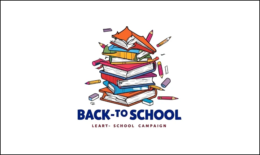 Các biểu tượng cần có trong logo Back to School ấn tượng