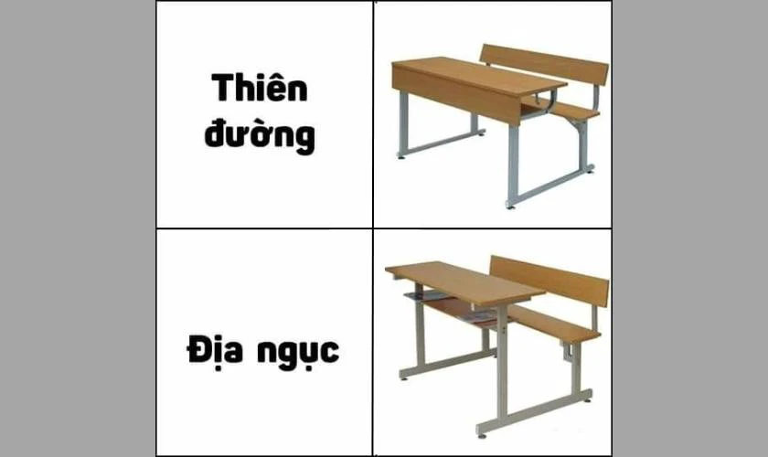 Chiếc bàn học thiên đường và địa ngục