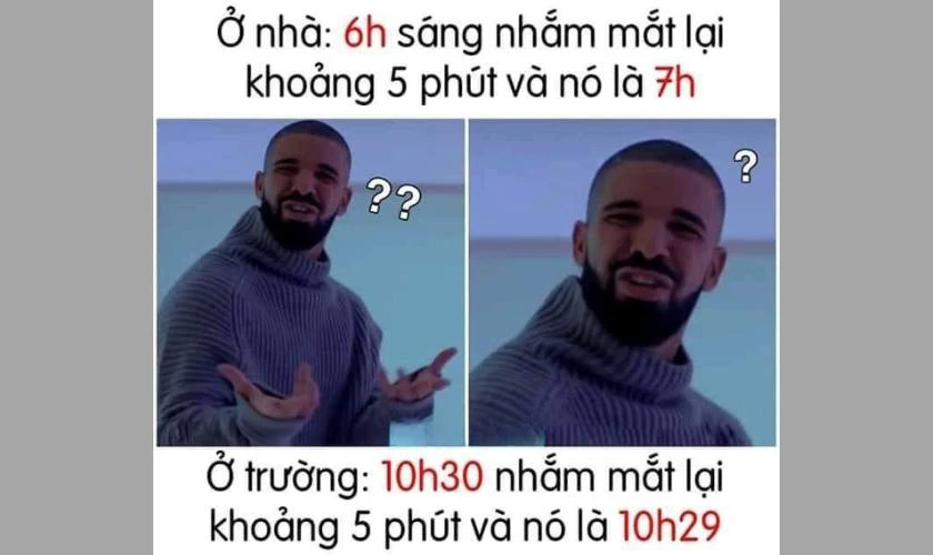 Những meme hài hước về chủ đề trường học