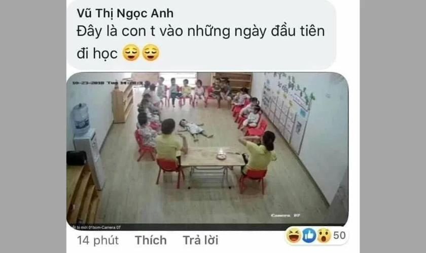 Ngày tựu trường của các bé mầm non