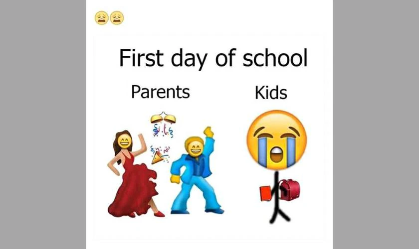 Back to School meme dành cho phụ huynh
