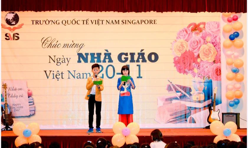 Backdrop đẹp chào mừng ngày Nhà giáo Việt Nam