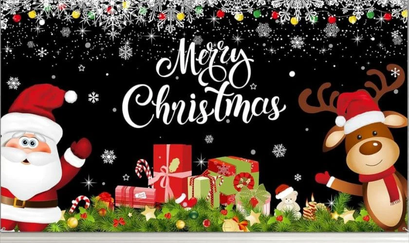 Backdrop Giáng sinh cute