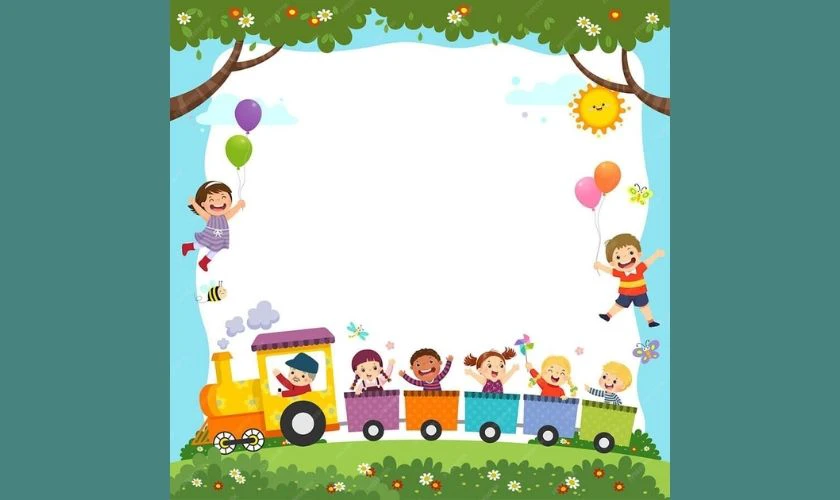 Backdrop Quốc tế Thiếu nhi 2025 đẹp HD