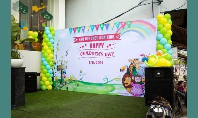 Những lưu ý khi lựa chọn backdrop Quốc tế Thiếu nhi