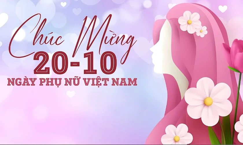 Mẫu background chúc mừng ngày 20/10 4K, 8K