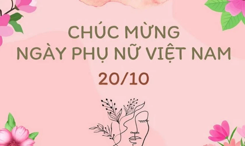 Background về ngày 20/10 đẹp