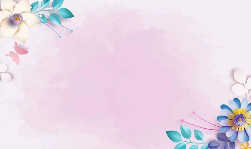 Background 20/10 màu tím