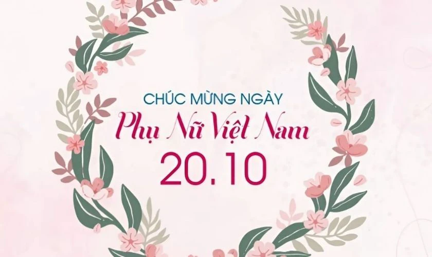 Background chúc mừng 20/10 4K, 8K