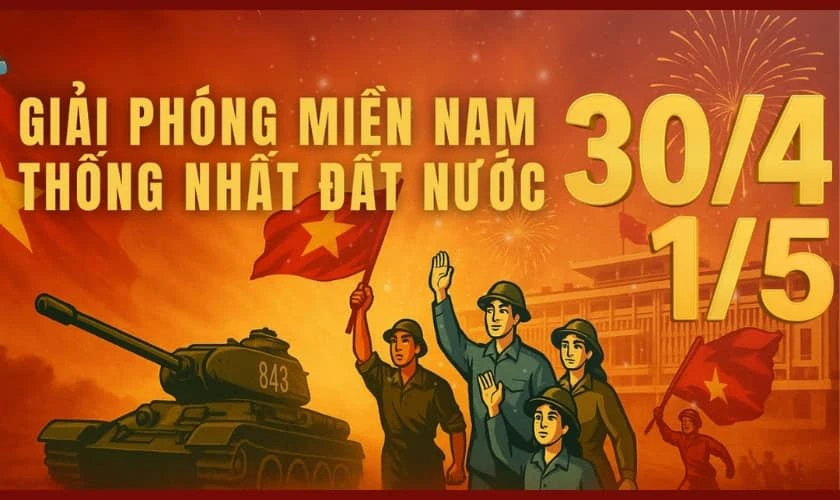 Hình nền 30/4 và 1/5 chi tiết