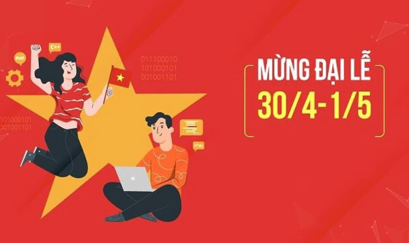 Background 30/4 1/5 2025 dễ thương 4K
