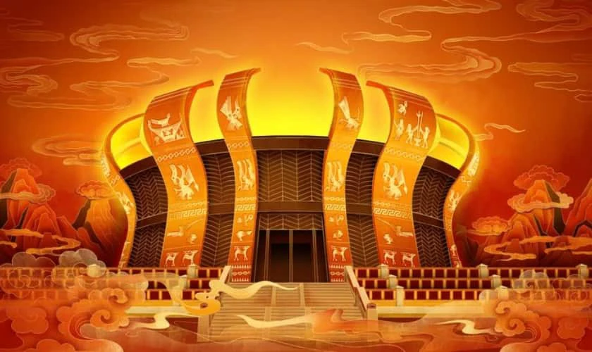 Background Giỗ tổ Hùng Vương 2026 đẹp mới