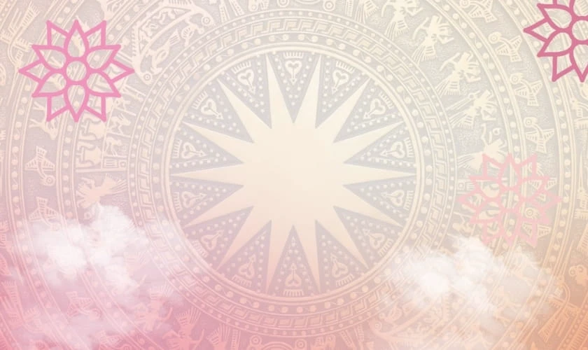 Background Giỗ tổ tone hồng