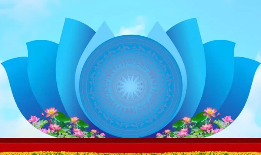 Background Giỗ tổ họa tiết hiện đại ấn tượng