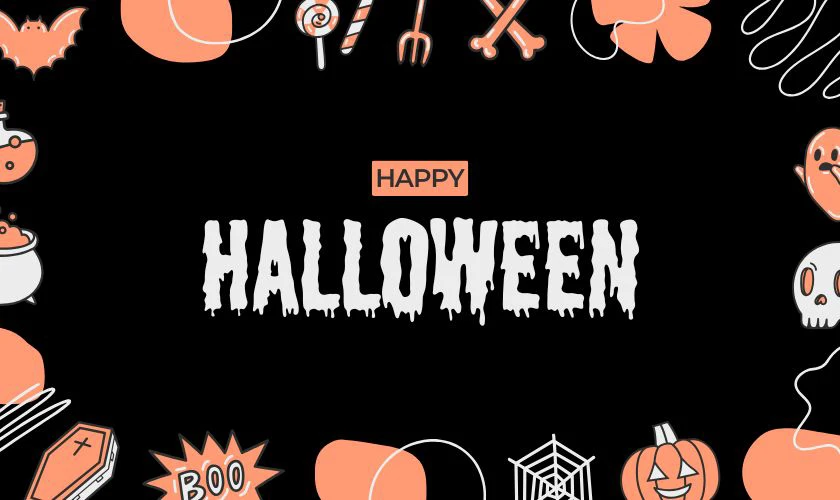 Background Halloween màu đen đẹp