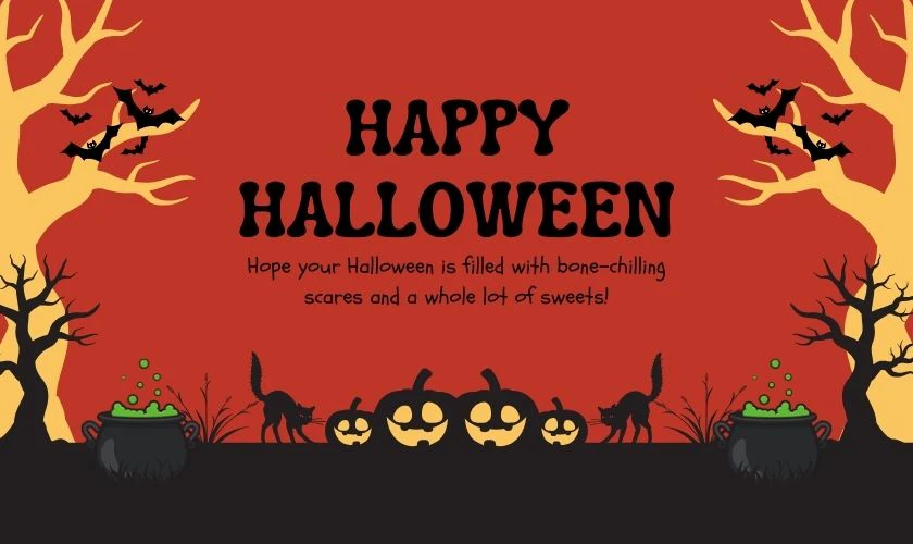 Background Halloween màu đỏ miễn phí