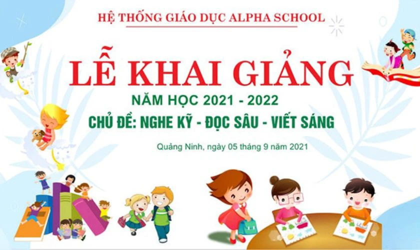 Background khai giảng năm học mới 2025 miễn phí