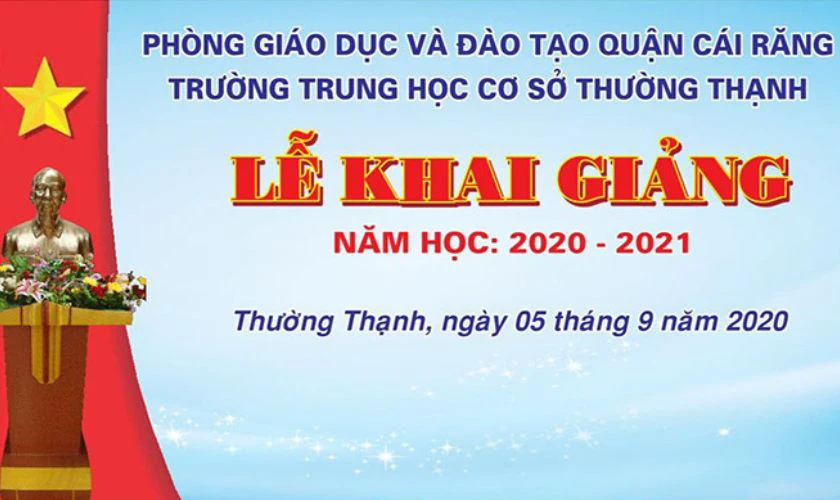 Background khai giảng năm học mới 2025