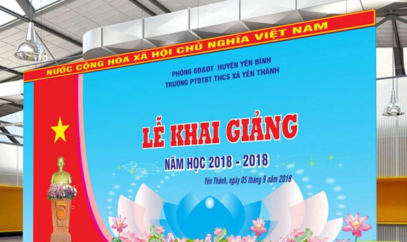 Background khai giảng năm học mới 2025 free