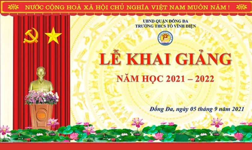 Background khai giảng năm học mới đẹp nhất